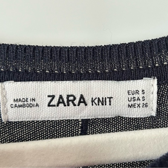 [XS/S] Zara Knit Women’s Lightweight Super Soft Black Long Sleeve Sweater - Picture 9 of 9